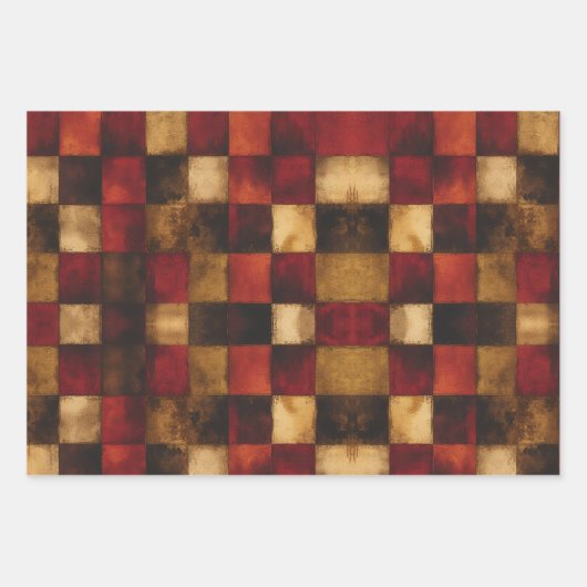 Magic Christmas Wrapping Paper Flat Sheet Set of 3 Geschenkpapier Set (Vorderseite)