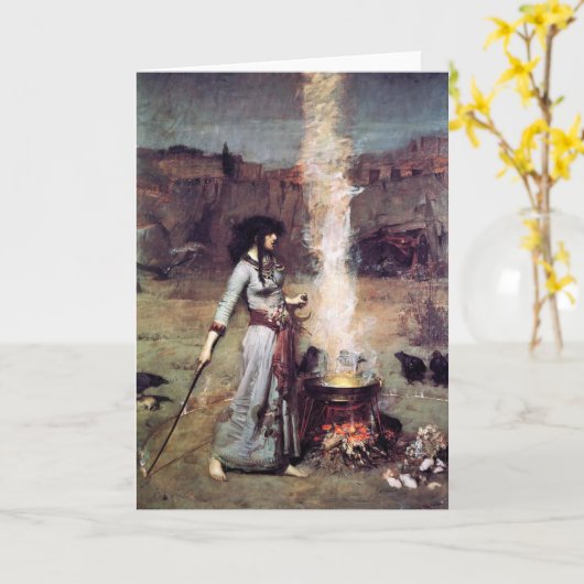 Magic Circle 1886 Wasserhaus Karte (Gelbe Blume)