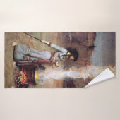 Magic Circle, John William Waterhouse Badehandtuch (Badehandtuch)