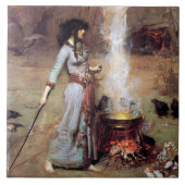 Magic Circle, John William Waterhouse Fliese (Vorderseite)