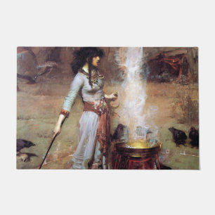 Magic Circle, John William Waterhouse Fußmatte