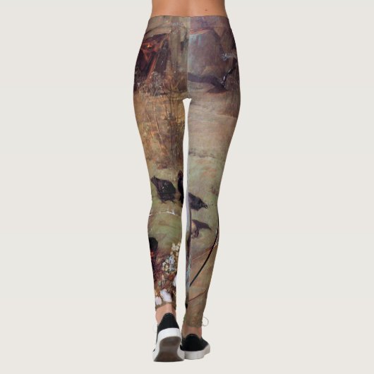 Magic Circle, John William Waterhouse Leggings (Rückseite)