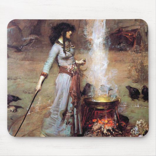 Magic Circle, John William Waterhouse Mousepad (Vorne)