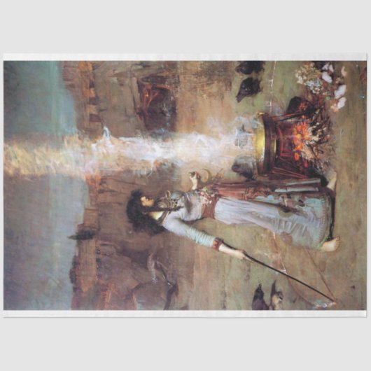 Magic Circle, John William Waterhouse Seidenpapier (Vorderseite)