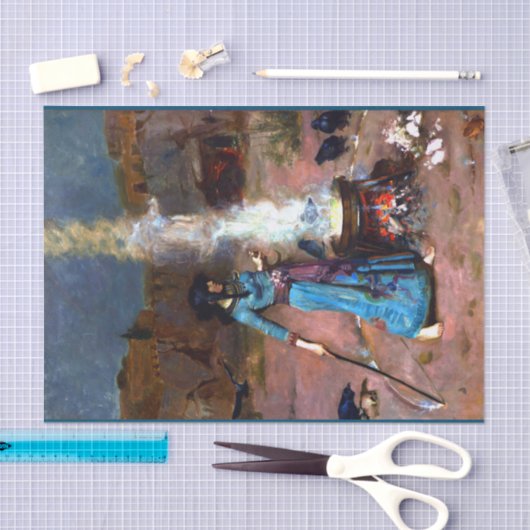 Magic Circle John William WaterHouse Seidenpapier (Handwerk)