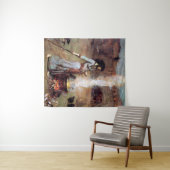 Magic Circle, John William Waterhouse Wandteppich (Beispiel (Horizontal))