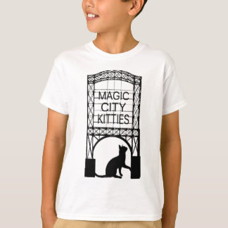 Magic City Kätzchens Kinder Langschläfer T - Shirt