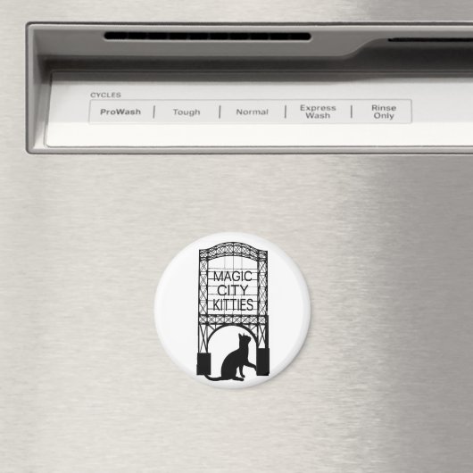 Magic City Kätzchens Magnet (In Situ (Geschirrspüler))