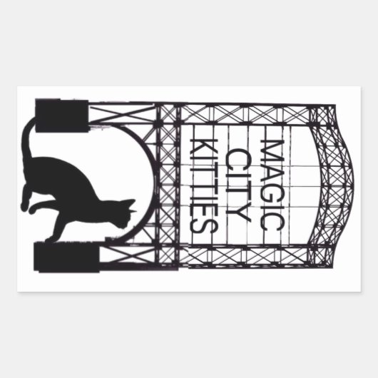 Magic City Kätzchens Sticker (Vorderseite)