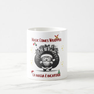 Magic Comes Wrapped – Bilingual Christmas Design Kaffeetasse