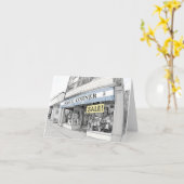 Magic Corner Raleigh NC Illustration Karte (Gelbe Blume)