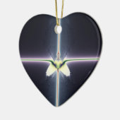 Magic Cross Keramikornament (Links)