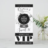 Magic Crystal Ball Fortune Teller Party VIP Ticket (Stehend Vorderseite)