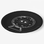 Magic Crystal Ball Schrecken sehen Auge erzählt al Pappteller (Schrägansicht)