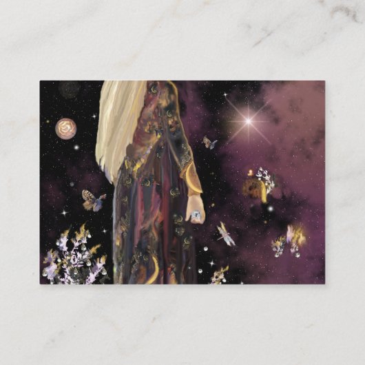 Magic Crystal Business Card Visitenkarte (Rückseite)