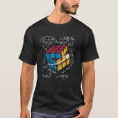 magic cube and math calculations T-Shirt (Vorderseite)