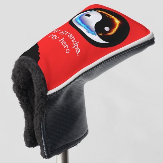 Magic Dragon fantasy art Golf Headcover (3/4 Vorderseite)