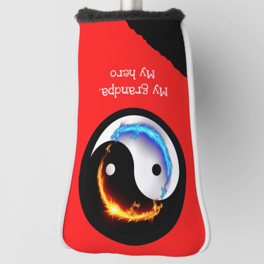 Magic Dragon fantasy art Golf Headcover (Rotieren 90)