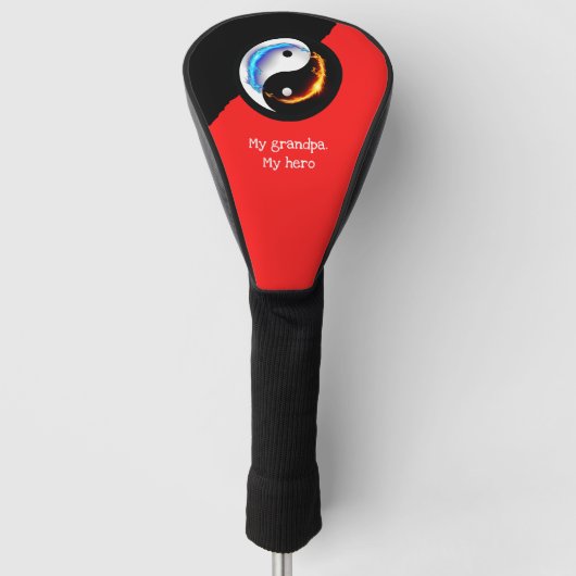 Magic Dragon fantasy art Golf Headcover (Vorderseite)