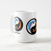 Magic Dragon fantasy art Kaffeetasse (Vorderseite Links)
