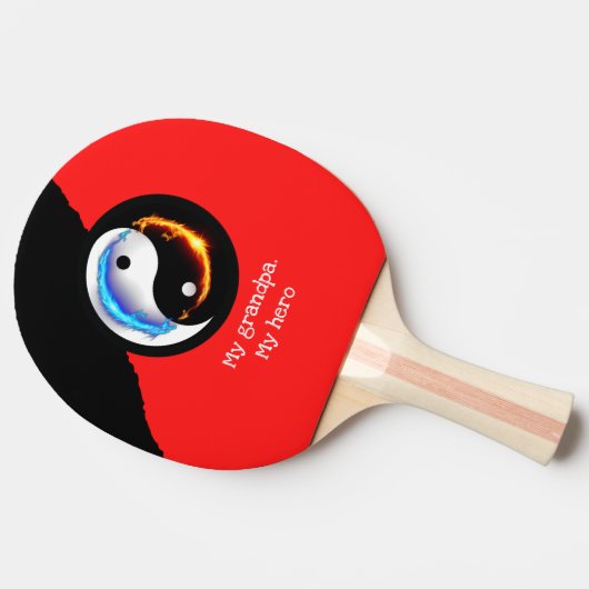 Magic Dragon fantasy art Tischtennis Schläger (Seitenansicht)