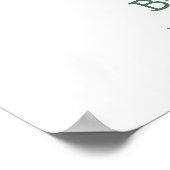 Magic Dragon Mountain Boy Baby Dusche Willkommen Poster (Ecke)