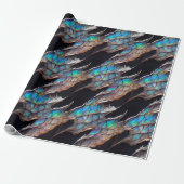 Magic Dragon Scales Wrapping Paper Geschenkpapier (Ungerollt)