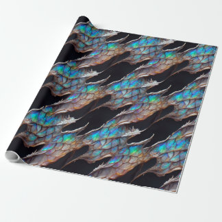 Magic Dragon Scales Wrapping Paper Geschenkpapier