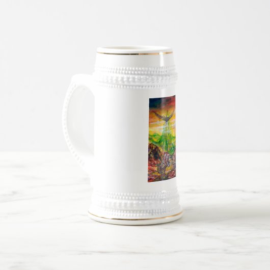 MAGIC DUEL ZWISCHEN BRADAMANT UND NEGROMANCER BIERGLAS (Vorderseite Links)