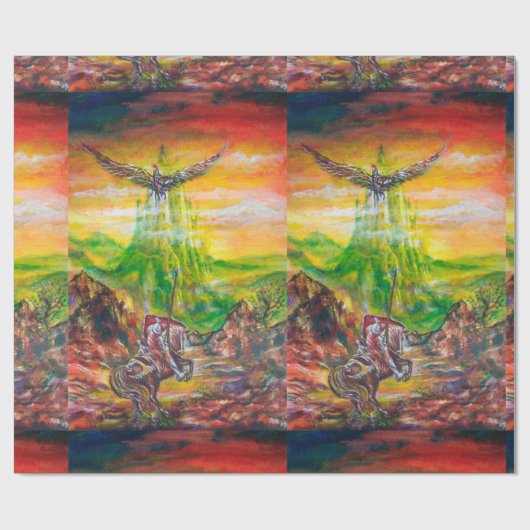 MAGIC DUEL ZWISCHEN BRADAMANT UND NEGROMANCER GESCHENKPAPIER (Flach)