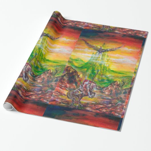 MAGIC DUEL ZWISCHEN BRADAMANT UND NEGROMANCER GESCHENKPAPIER (Ungerollt)