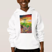 MAGIC DUEL ZWISCHEN BRADAMANT UND NEGROMANCER HOODIE (Vorderseite)