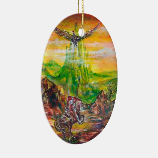 MAGIC DUEL ZWISCHEN BRADAMANT UND NEGROMANCER KERAMIK ORNAMENT (Rechts)