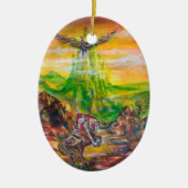 MAGIC DUEL ZWISCHEN BRADAMANT UND NEGROMANCER KERAMIK ORNAMENT (Vorne)