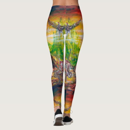 MAGIC DUEL ZWISCHEN BRADAMANT UND NEGROMANCER LEGGINGS (Rückseite)
