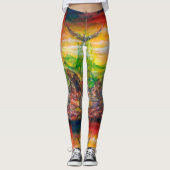 MAGIC DUEL ZWISCHEN BRADAMANT UND NEGROMANCER LEGGINGS (Vorderseite)