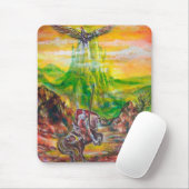 MAGIC DUEL ZWISCHEN BRADAMANT UND NEGROMANCER MOUSEPAD (Mit Mouse)