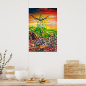 MAGIC DUEL ZWISCHEN BRADAMANT UND NEGROMANCER POSTER (Küche)