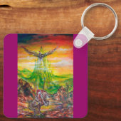 MAGIC DUEL ZWISCHEN BRADAMANT UND NEGROMANCER SCHLÜSSELANHÄNGER (Rückseite)