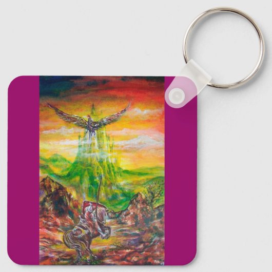 MAGIC DUEL ZWISCHEN BRADAMANT UND NEGROMANCER SCHLÜSSELANHÄNGER (Rückseite)