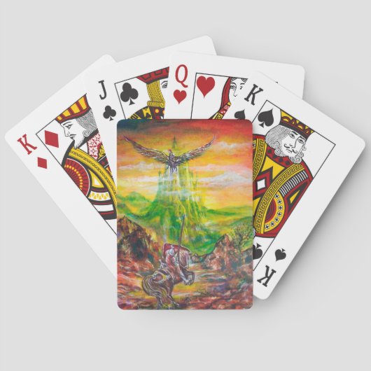 MAGIC DUEL ZWISCHEN BRADAMANT UND NEGROMANCER SPIELKARTEN (Rückseite)