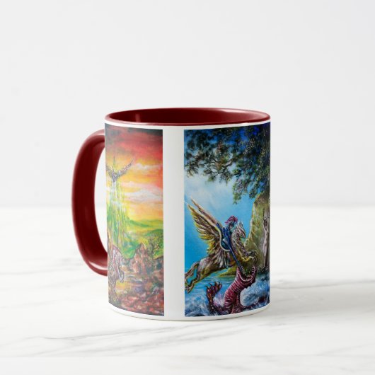MAGIC DUEL ZWISCHEN BRADAMANT UND NEGROMANCER TASSE (Vorderseite Links)