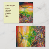 MAGIC DUEL ZWISCHEN BRADAMANT UND NEGROMANCER VISITENKARTE (Vorne/Hinten)