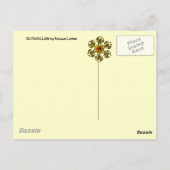 MAGIC ELFIC TALISMAN /GOLD TRIANGLE MIT GEMSTONS POSTKARTE (Rückseite)