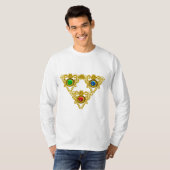 MAGIC ELFIC TALISMAN /GOLD TRIANGLE MIT GEMSTONS T-Shirt (Vorne ganz)
