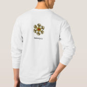 MAGIC ELFIC TALISMAN /GOLD TRIANGLE MIT GEMSTONS T-Shirt (Rückseite)