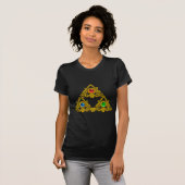 MAGIC ELFIC TALISMAN /GOLD TRIANGLE MIT GEMSTONS T-Shirt (Vorne ganz)