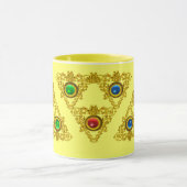 MAGIC ELFIC TALISMAN /GOLD TRIANGLE MIT GEMSTONS TASSE (Zentrum)