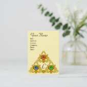 MAGIC ELFIC TALISMAN MONOGRAM VISITENKARTE (Stehend Vorderseite)