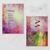 MAGIC ERINNERUNGEN MONOGRAMM VISITENKARTE (Vorne/Hinten)